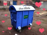 Продам Евроконтейнер для ТБОс крышкой, толщиной 1, 2 мм